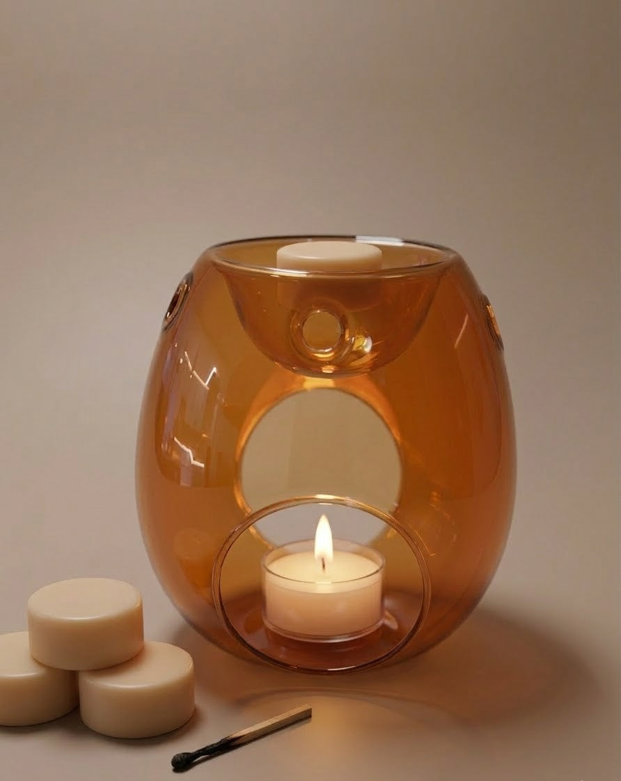 Amber wax melter