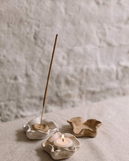 Molten tealight holders