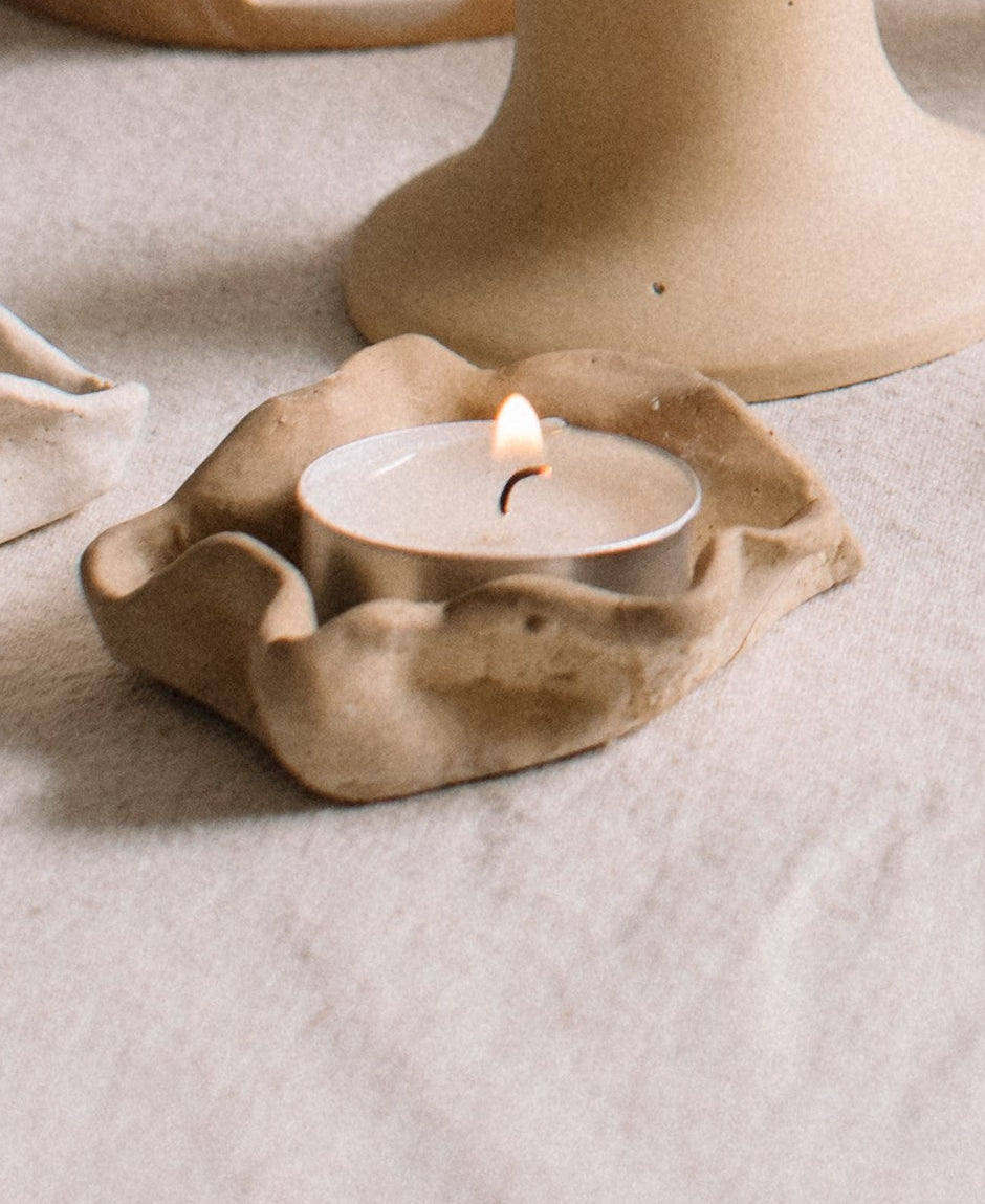 Molten tealight holders