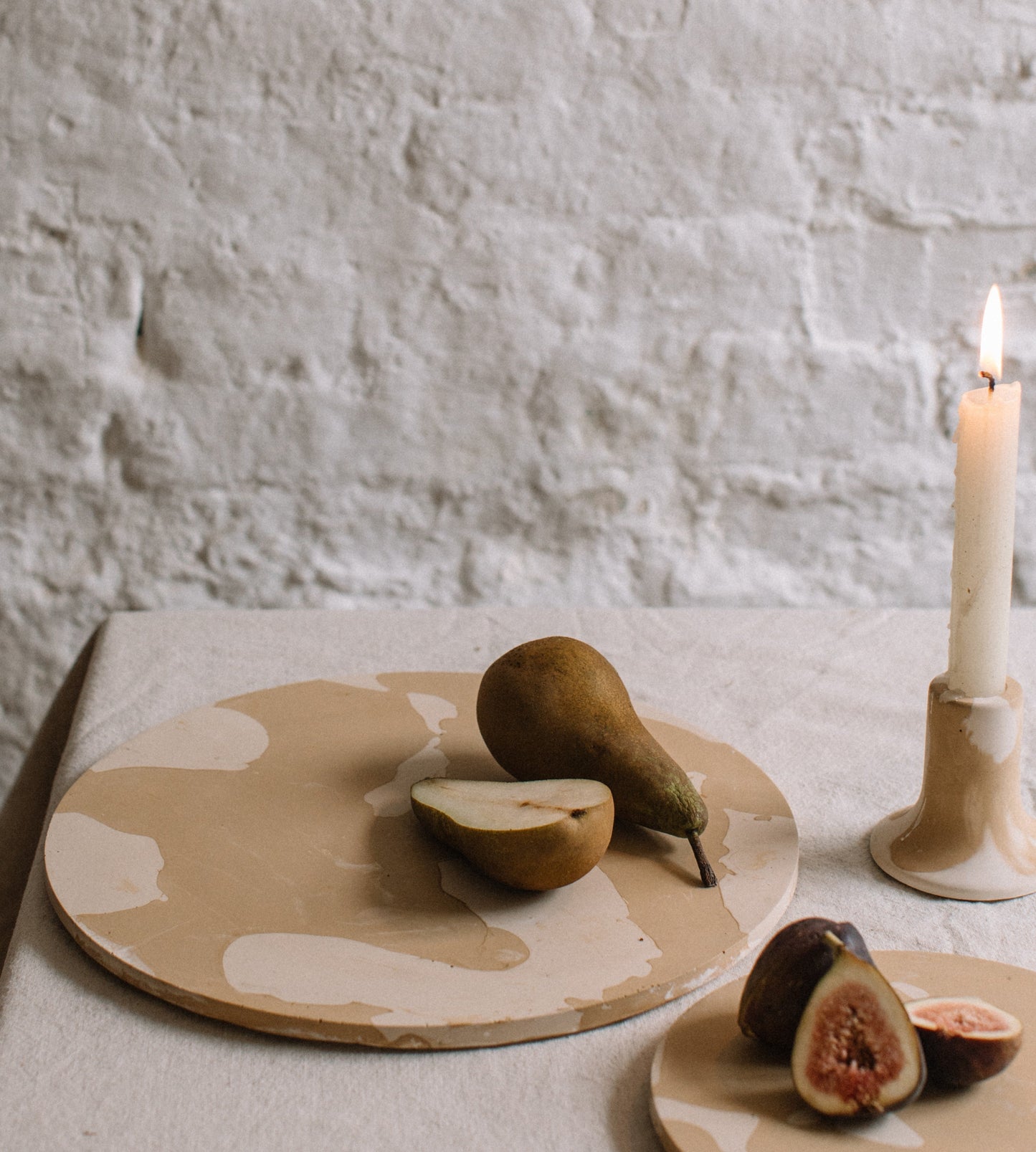 Large flat decorative tray