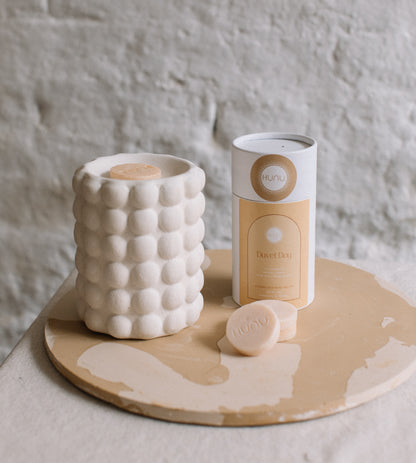 Textured bubble wax burner