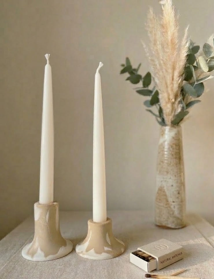 Tapered dinner candles
